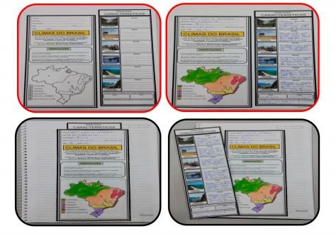 Lapbook sobre as regiões do Brasil